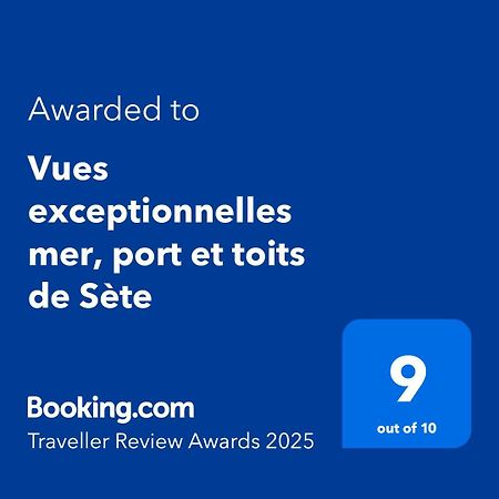 Vues Exceptionnelles Mer, Port Et Toits De Sète Dış mekan fotoğraf